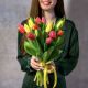 Букет из 15 тюльпанов микс