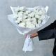 Букет из 9 белых хризантем